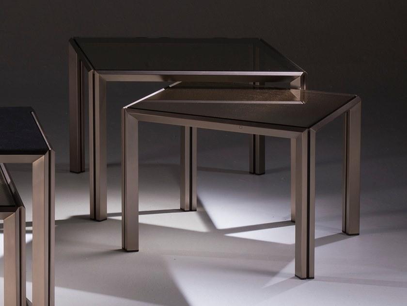 F.lli Orsenigo Квадратный хрустальный журнальный столик Grandangolo sun-id-1489747 - Вид №1