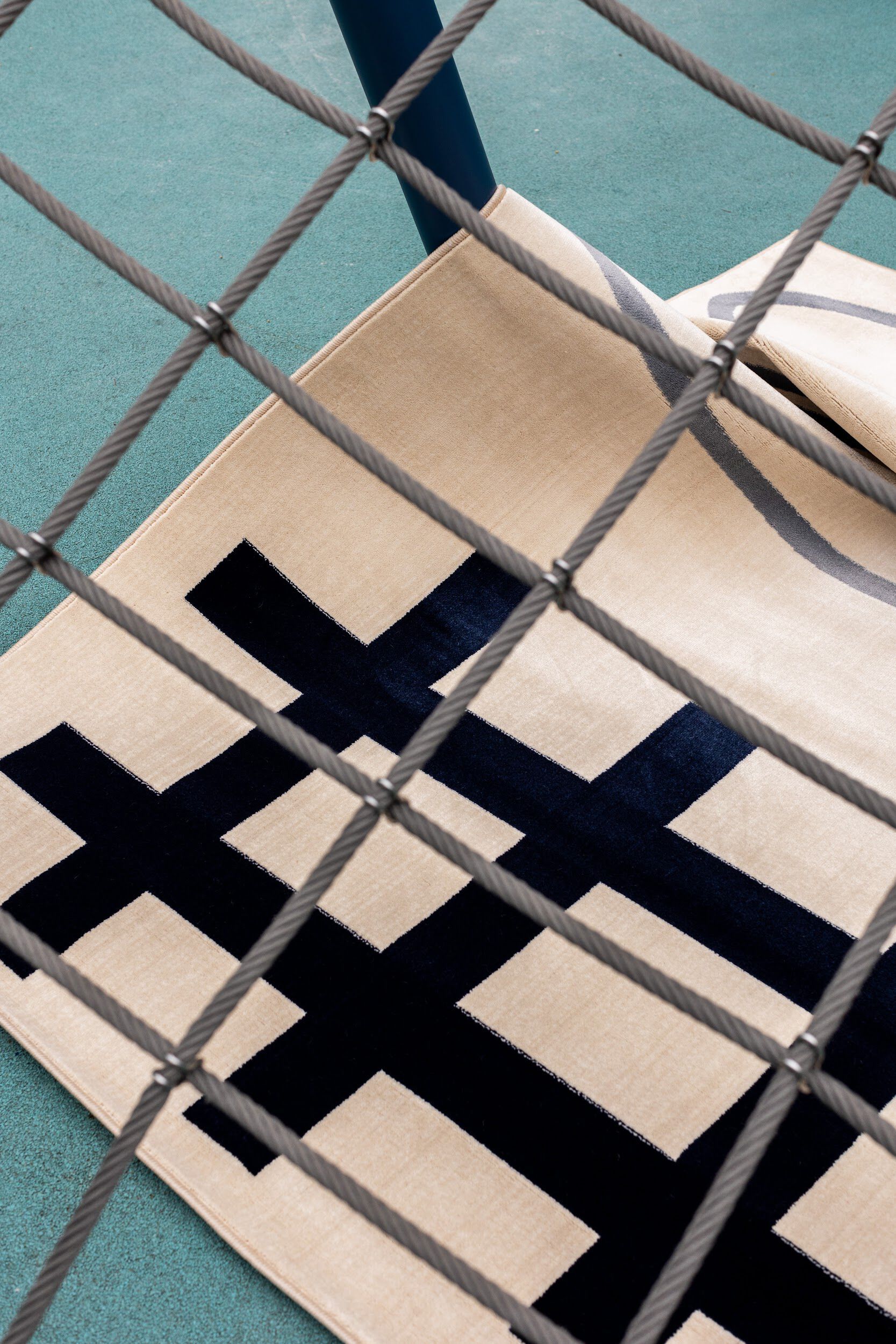 Прямоугольный ковер из полипропилена с геометрическим рисунком Shishka Project COMBINATION 2 ARCH-00103562 - Вид №6