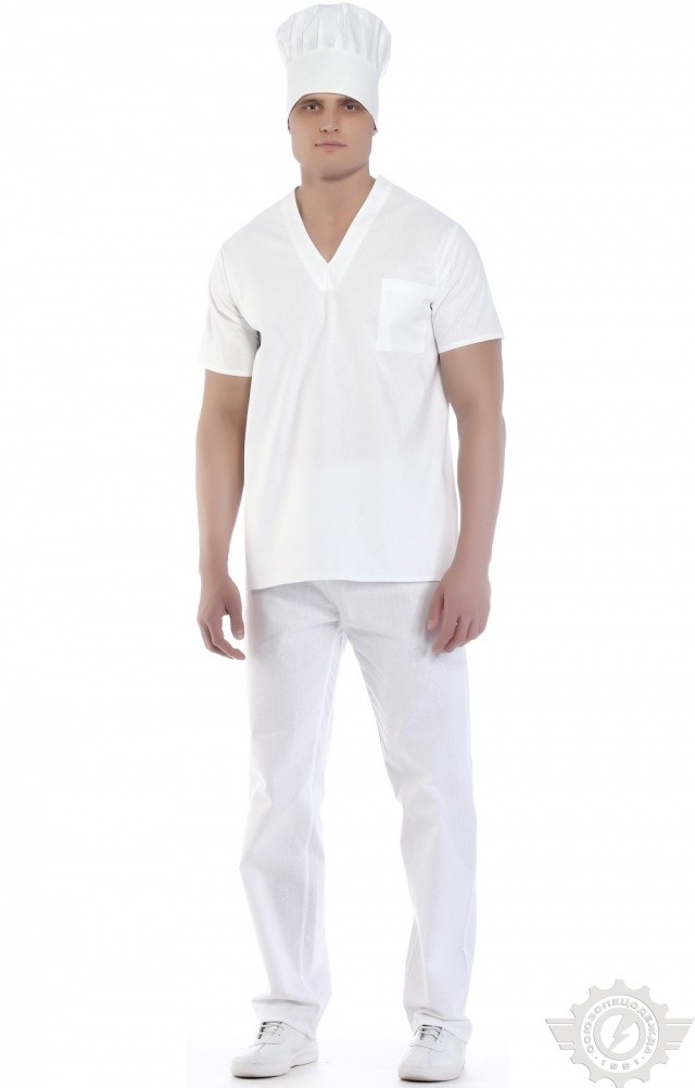 60873 Костюм пекаря  Повар  размер 60-62/182-188 Спецодежда  - Вид №7