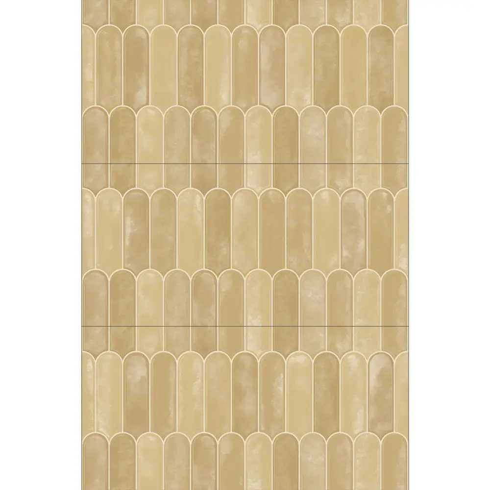 Настенная плитка Azori Salieri Caramel 31.5x63 см 1.79 м² глянцевая цвет бежевый 89453954 STLM-2057469 - Вид №2