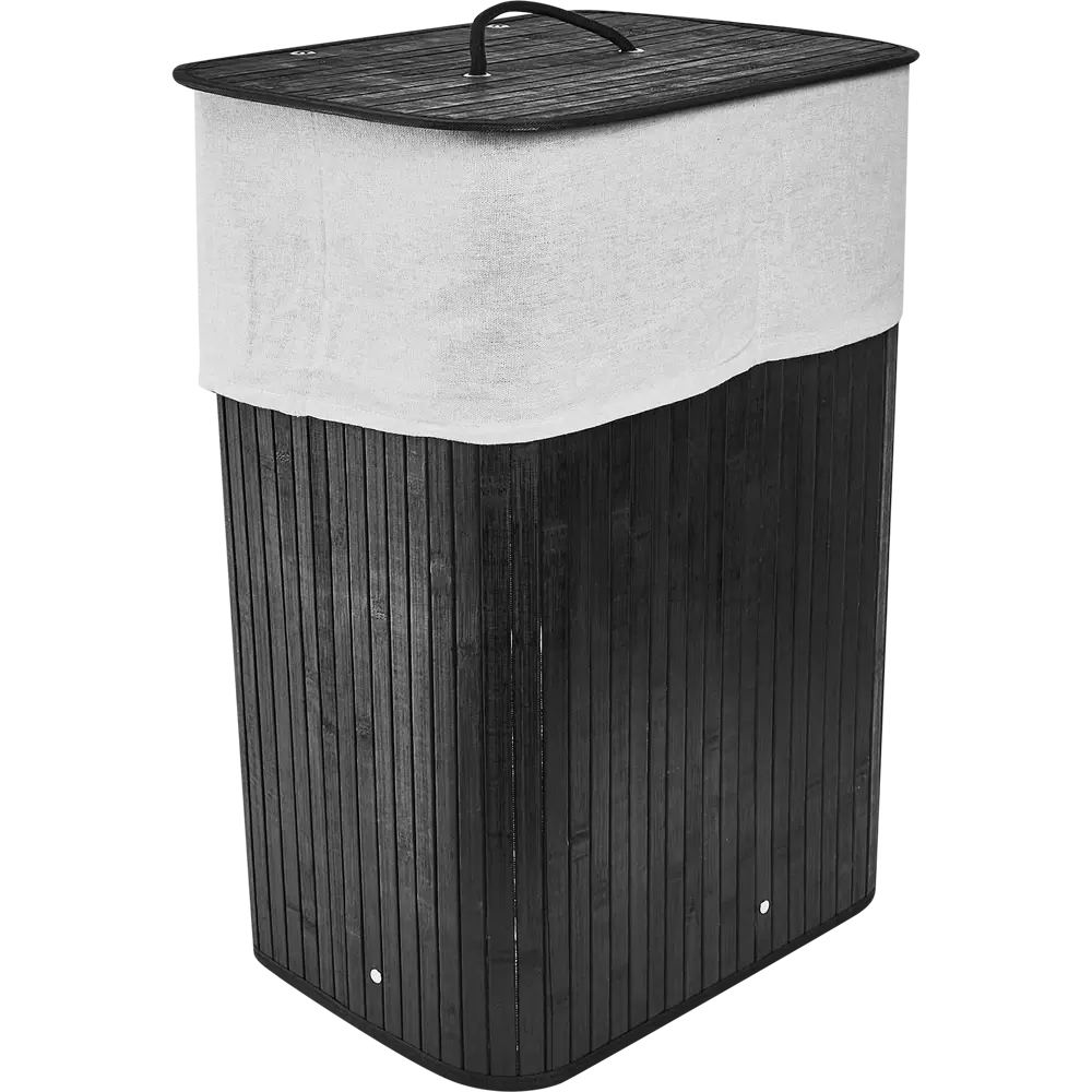 Корзина для белья Vidage Karfa 72 л бамбук цвет черный STLM-2106304