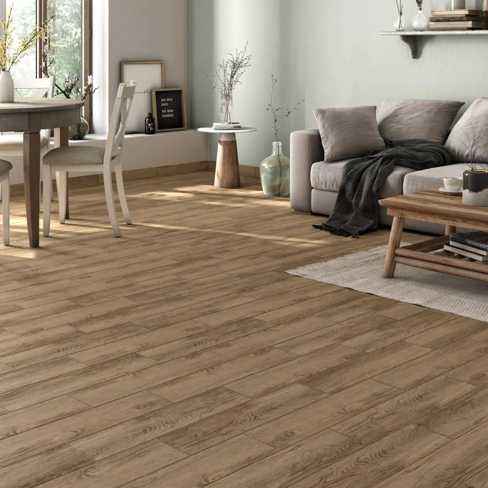 Керамогранит Artens Charm под дерево, коричневый 18.5x59.8 см 84177442 STLM-0046884 - Вид №7