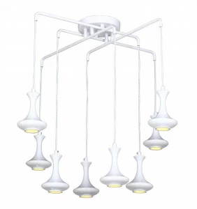 Люстра дизайнерская Harry белый дуб 1722-8P SUPERNW ДИЗАЙНЕРСКИЕ, KOSMOS 057142 Белый