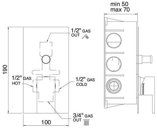 Rubinetterie Treemme Q  5649  - Вид №1