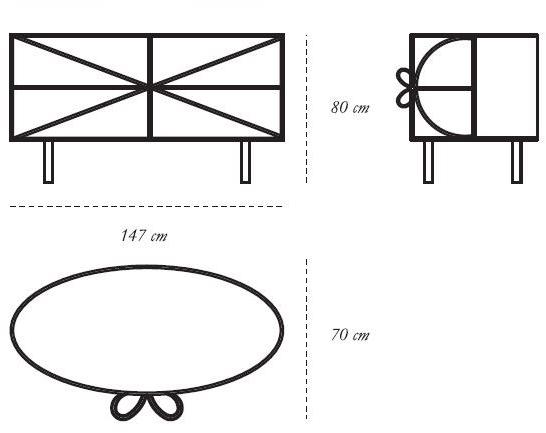 Scarlet Splendour Буфет лакированный с распашными дверцами 88 secrets sun-id-1442464 - Вид №5