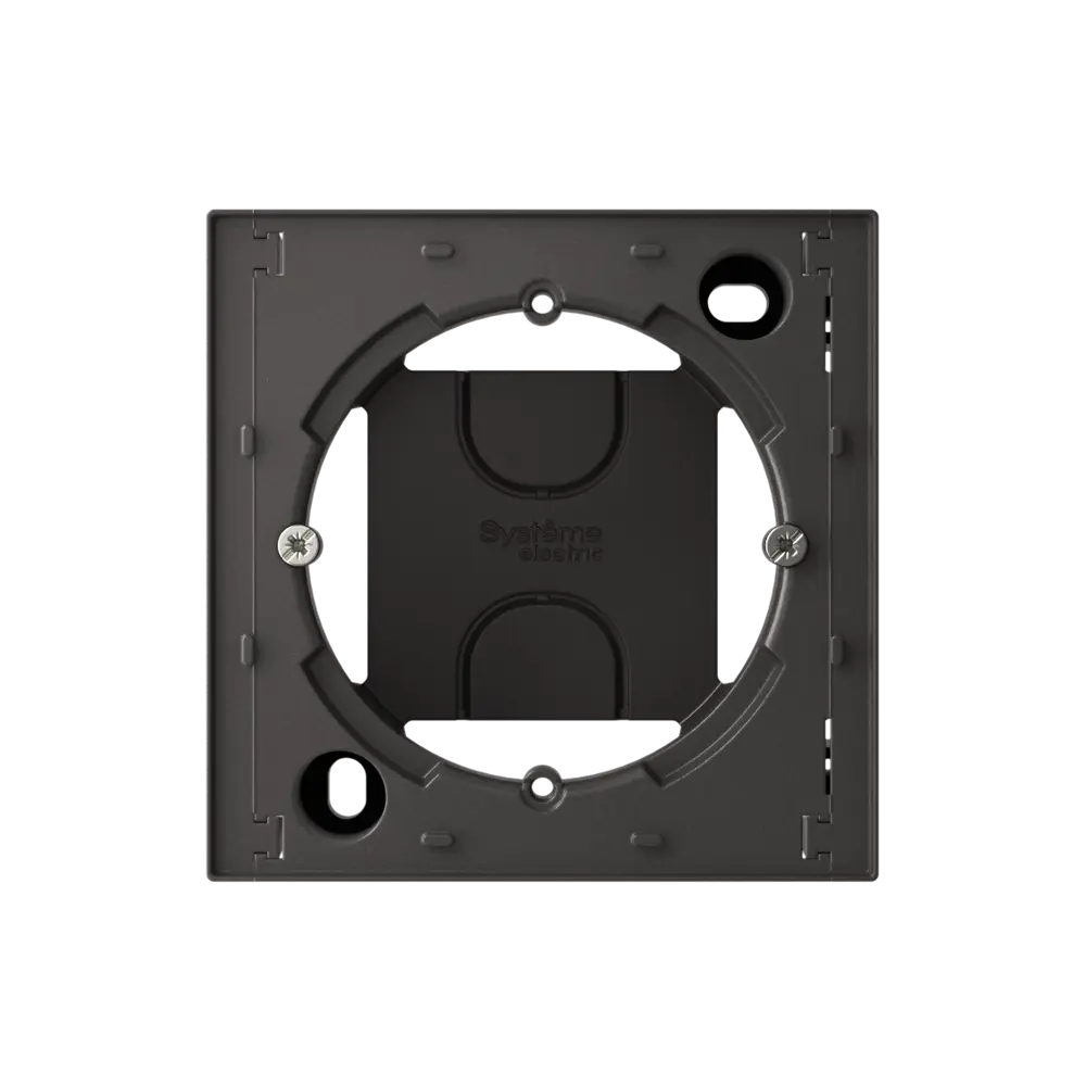 Монтажная коробка под выключатель или розетку Systeme Electric AtlasDesign 85x85 мм IP20 цвет базальт STLM-2006911 - Вид №3
