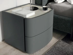 Febal Casa Лаковая прикроватная тумба с ящиками Marlene