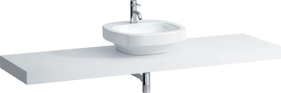 H4051610755191 Столешница 1800мм с вырезом по центру, включает 3 консоли LAUFEN PRO