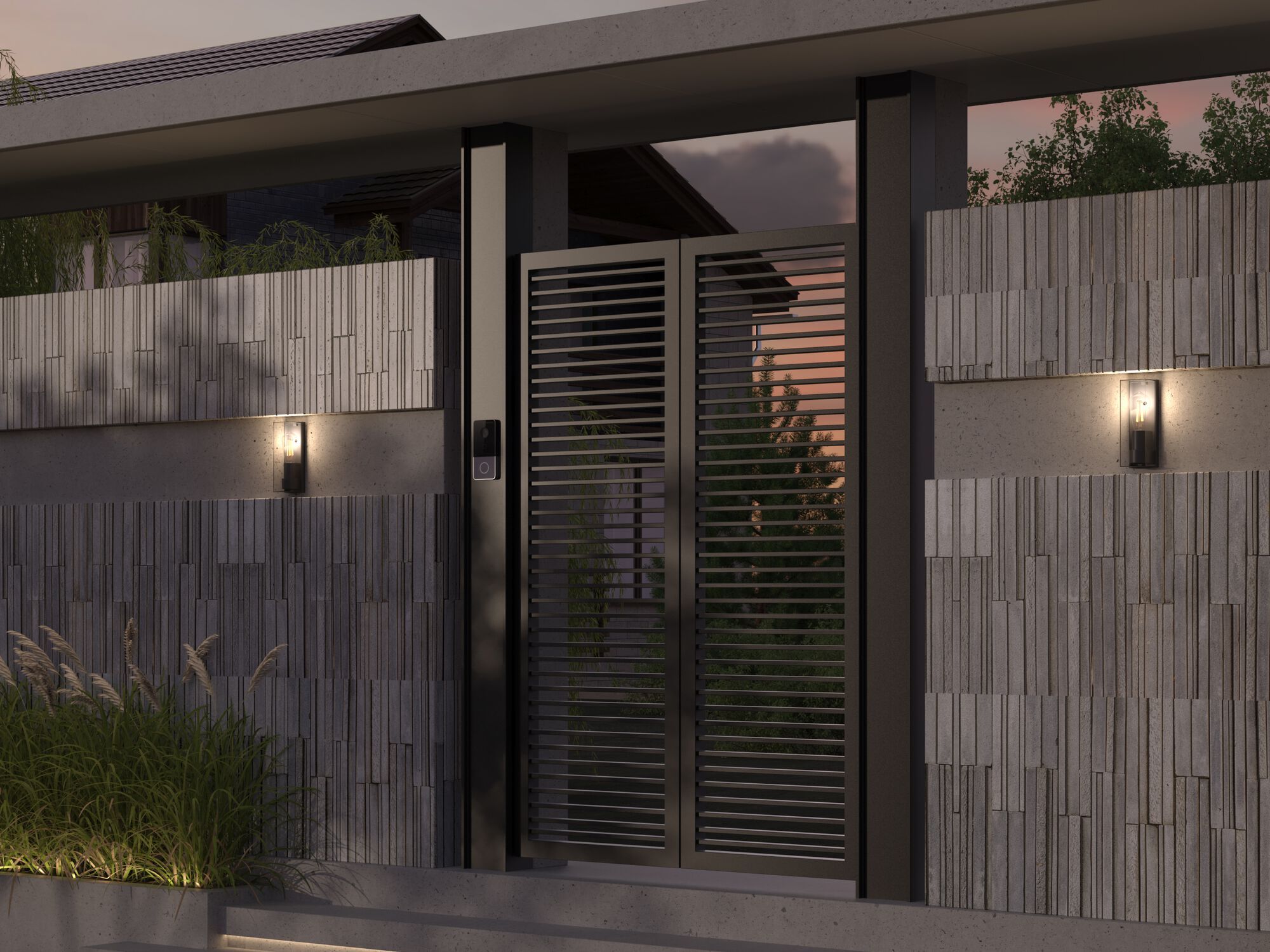 Алюминиевая наружная настенная лампа Maytoni Conf ARCH-00077577 - Вид №2