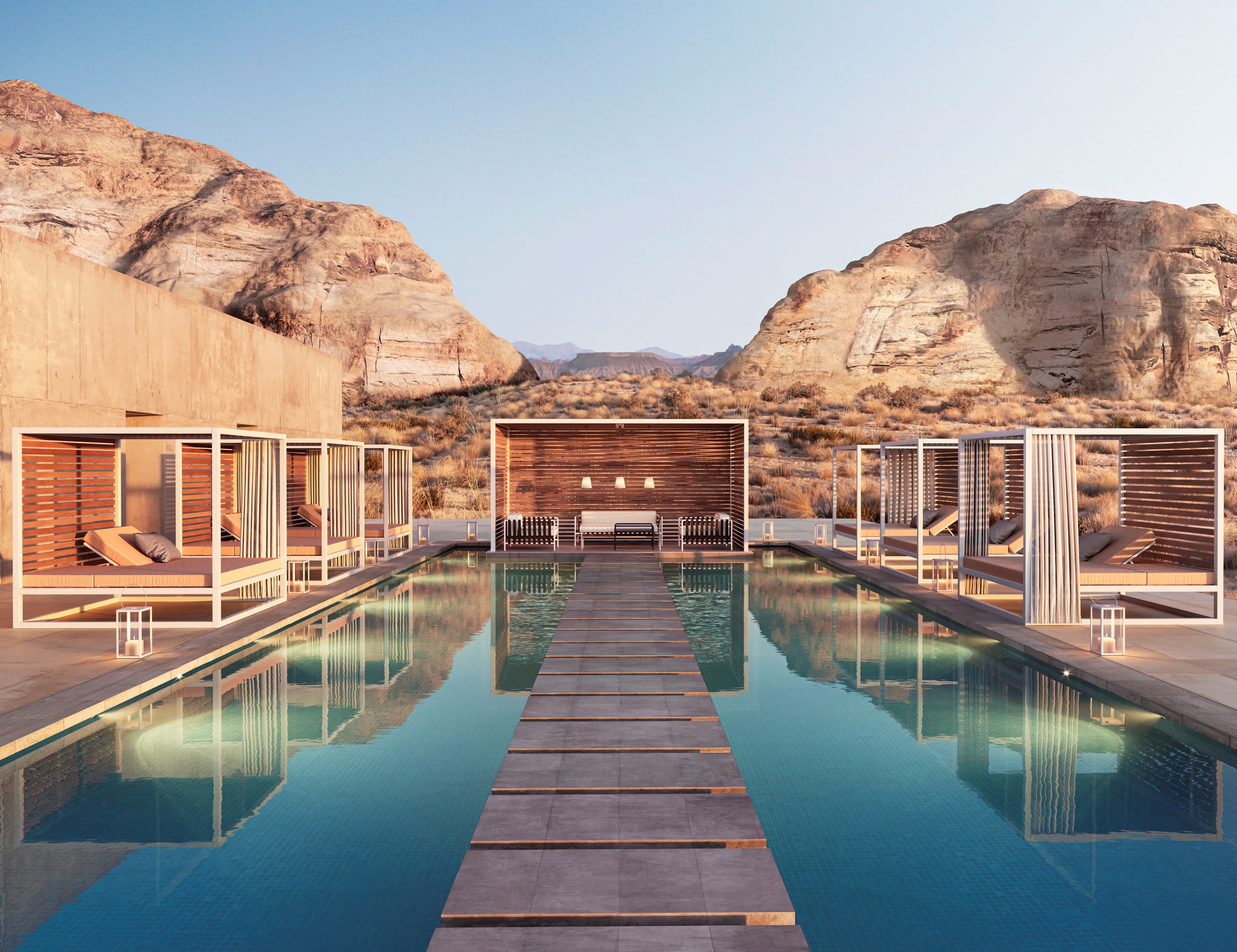 Алюминиевая кровать с балдахином GANDIABLASCO кушетка ARCH-00071810 - Вид №5