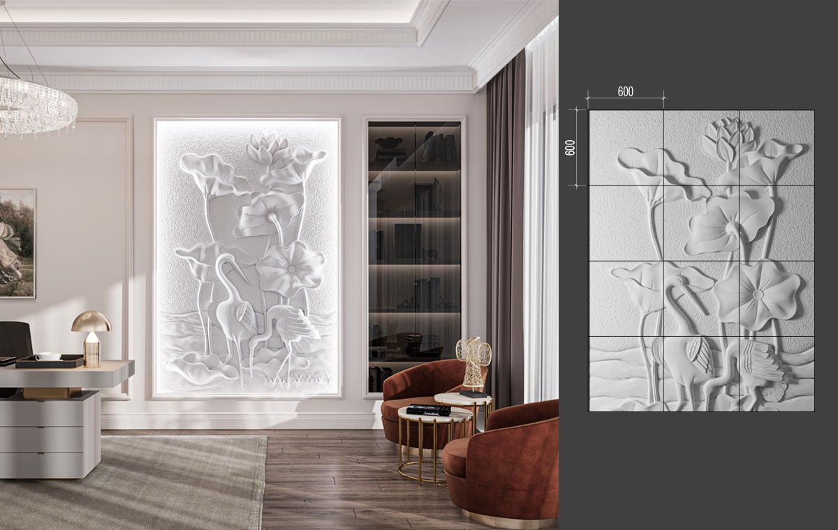 B-73 STORK LAB.Space Барельеф B-73-1 - Вид №1