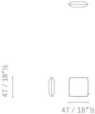 Poltrona Frau Подушка из ткани La collezione - mobili e complementi sun-id-1484603 - Вид №2