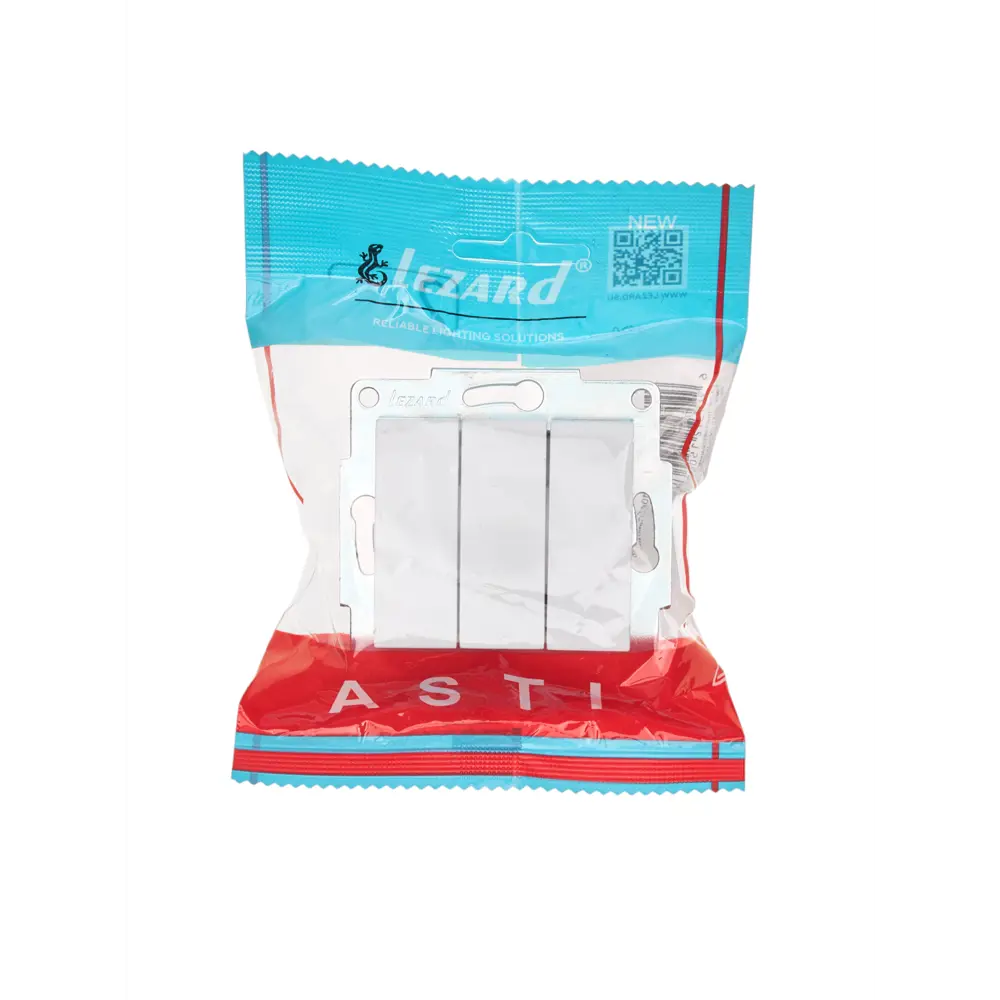 Выключатель встраиваемый Lezard Asti 3 клавиши цвет белый 89385486 STLM-2136021 - Вид №3