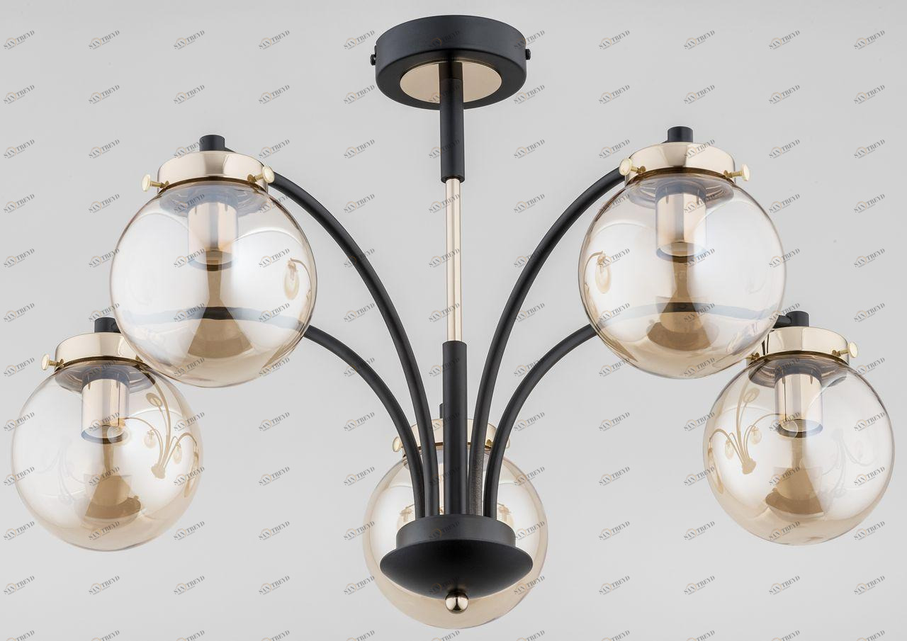 Потолочная люстра Alfa Viola Kula 25545 ALFA VIOLA KULA 313554 Коричневый 