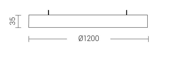 Алюминиевый светодиодный потолочный светильник Rossini Illuminazione Cercle ARCH-00030641 - Вид №5
