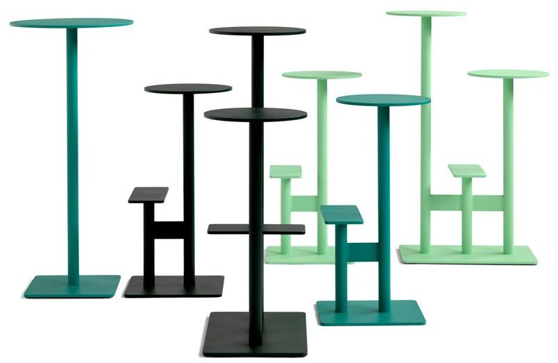 Blå Station Высокий барный стул из алюминия с подставкой для ног Combo Bla Station sun-id-1459300 - Вид №17