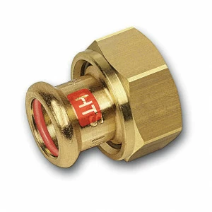 1133591534 SANHA 13359G пресс-фит. солн., бронза, разъемн.соед.с плоск.упл. 15x3/4 мм