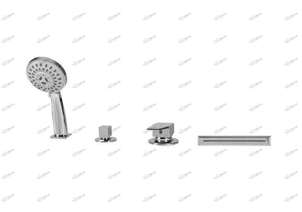 Смеситель на борт ванны Aquanet B12p 00174018