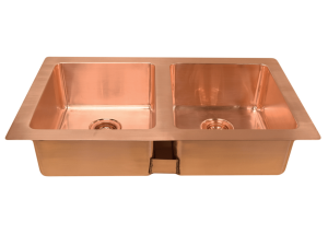 Раковина с 2 медными ваннами