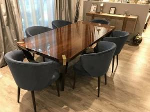 Обеденный стол раздвижной коричневый 210-310 см Coral HURTADO CORAL 00-3981546 Коричневый