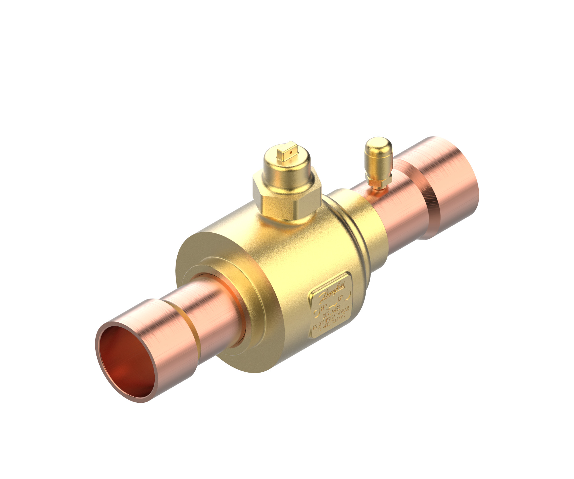 Danfoss GBCT — Запорные шаровые краны для CO2 140 бар GBCT 12s Кран шаровый 009L6585  - Вид №11