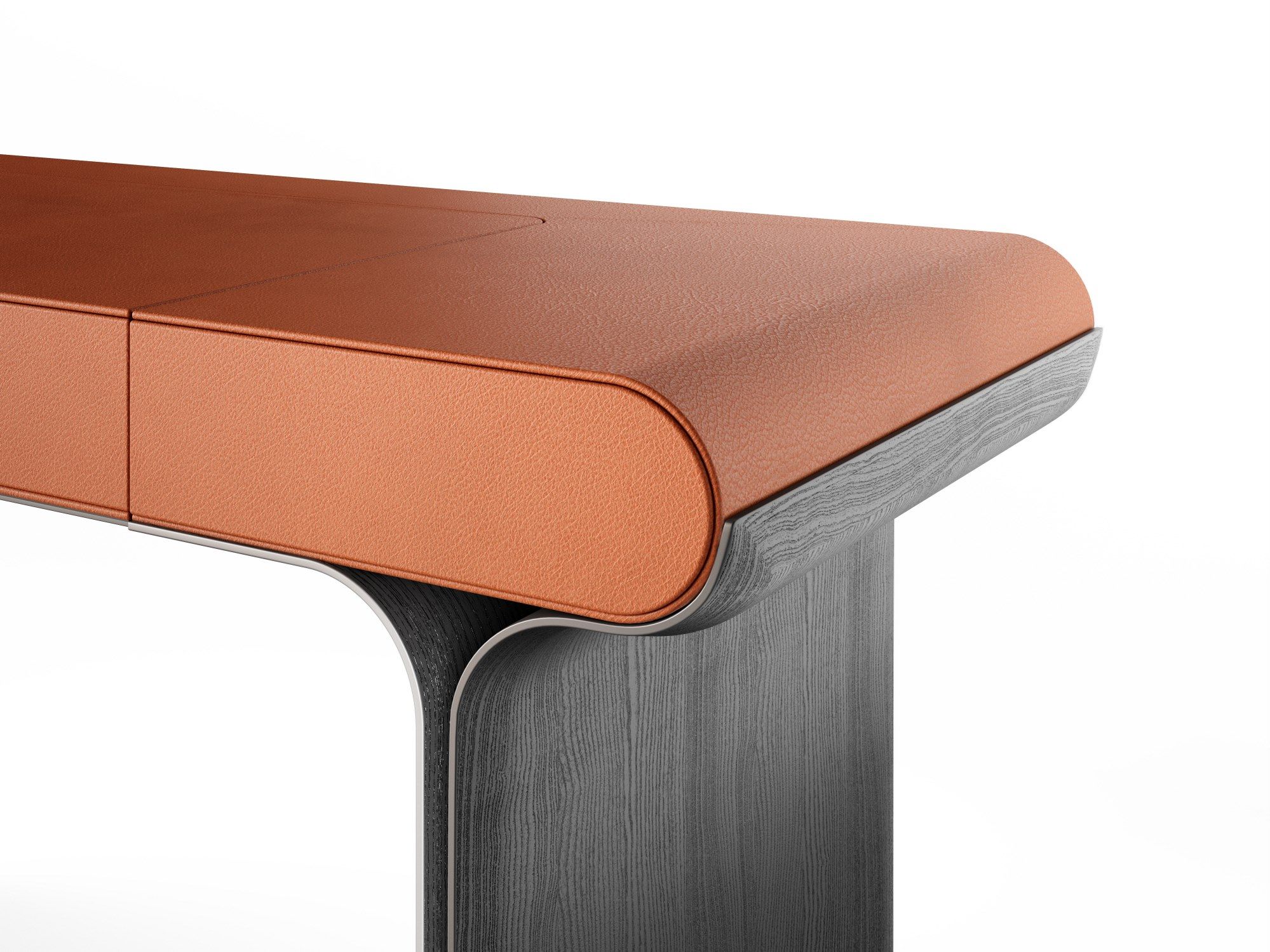 Туалетный столик с кожаной обивкой и пепельной основой Gallotti&Radice Stami ARCH-00056644 - Вид №5