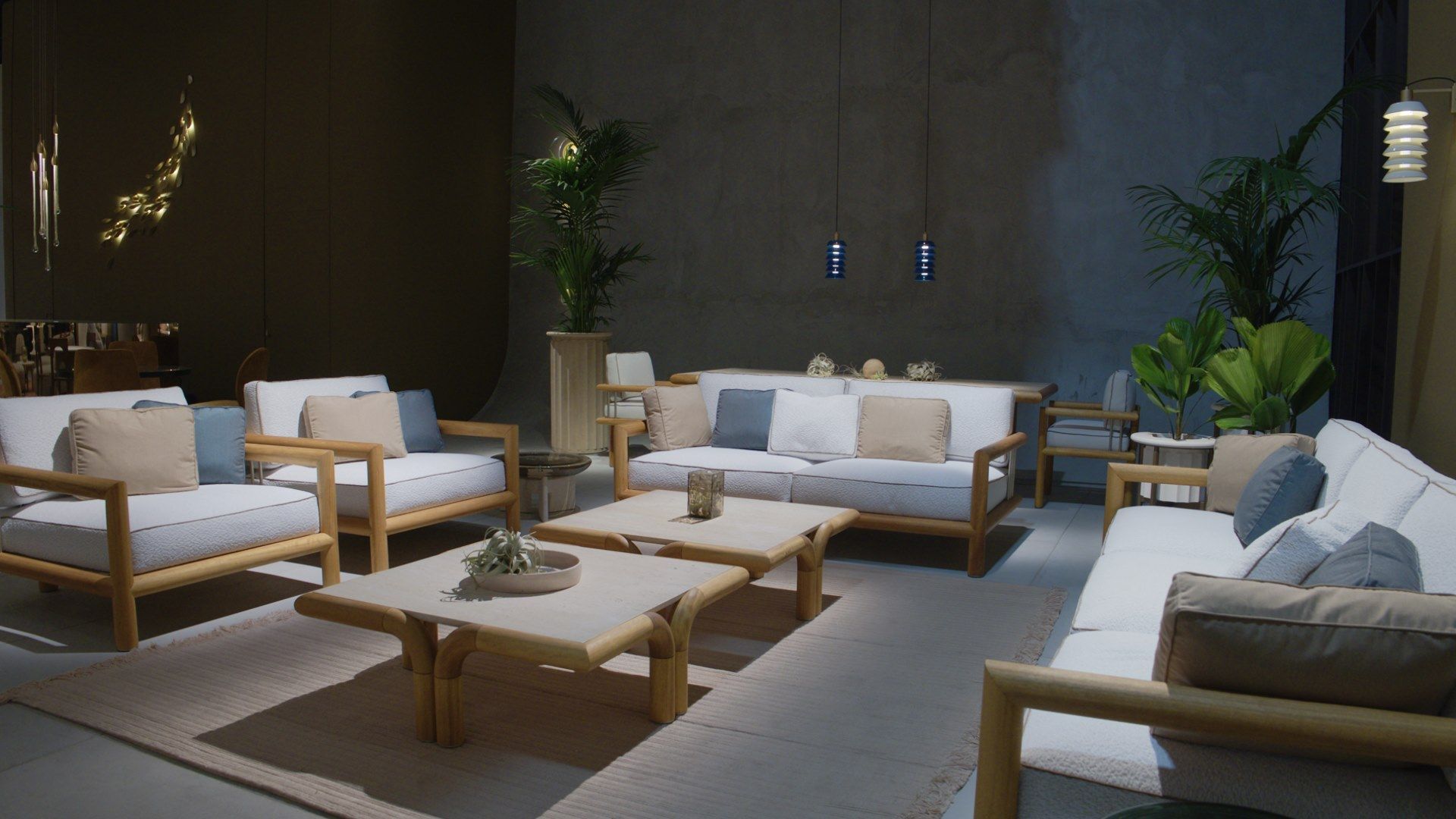 Садовый столик iroko с травертиновым верхом Paolo Castelli Greenkiss ARCH-00101609 - Вид №7