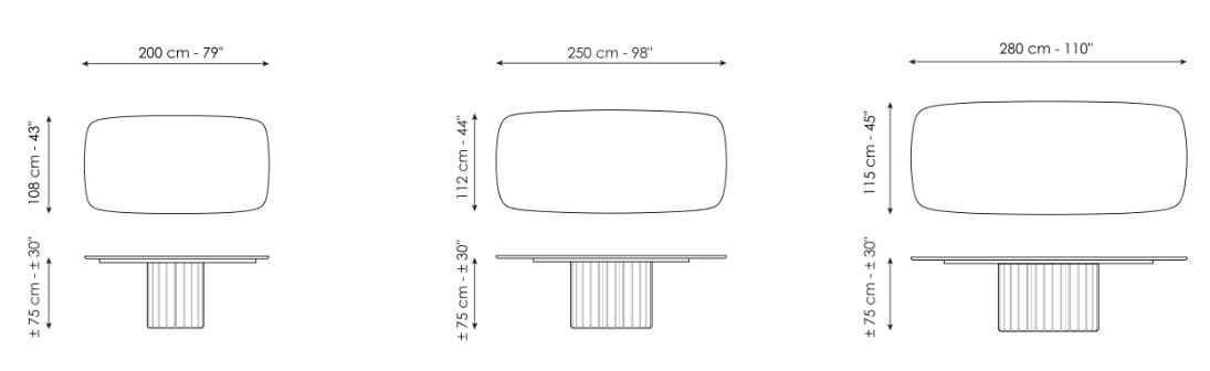 Обеденный стол BONALDO Dorian ARCH-00056569 - Вид №4