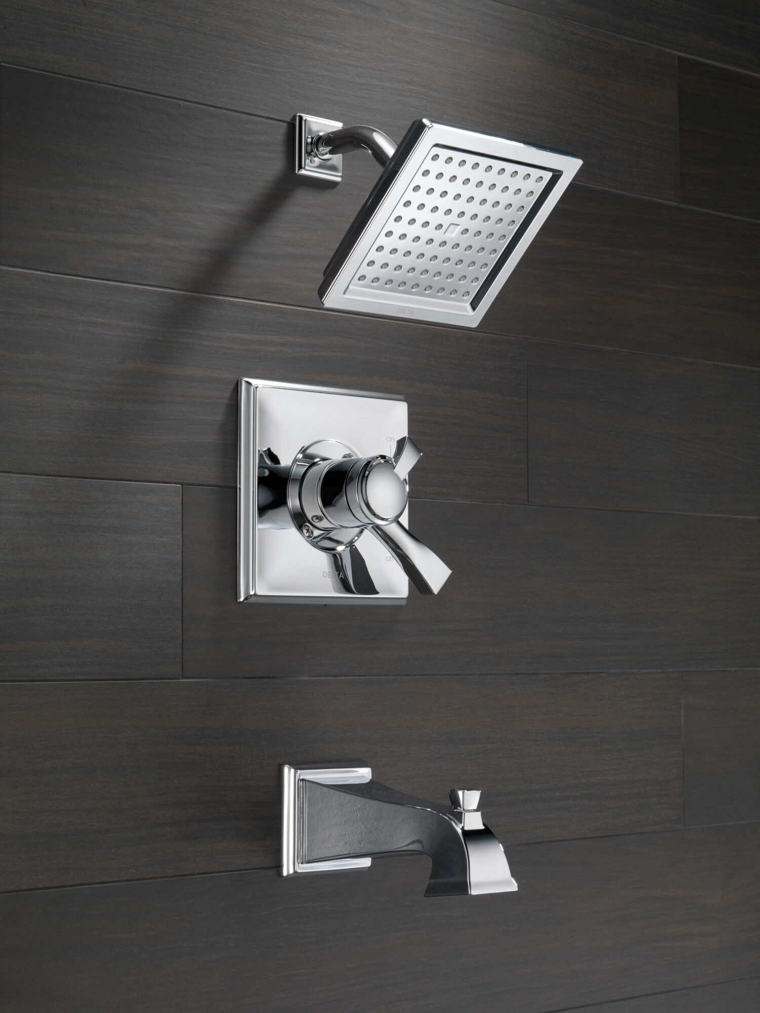 T17451 Для ванны и душа Monitor® 17 Series Delta Faucet Dryden Хром  - Вид №1