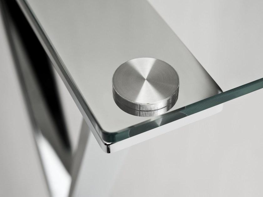 F.lli Orsenigo Прямоугольный журнальный столик из стали и хрусталя Ics sun-id-1386463 - Вид №2