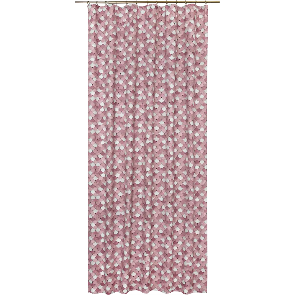 Штора на ленте «Мозаика», 160x280 см, геометрия, цвет розовый 82433350 STLM-2200737 GARDEN 