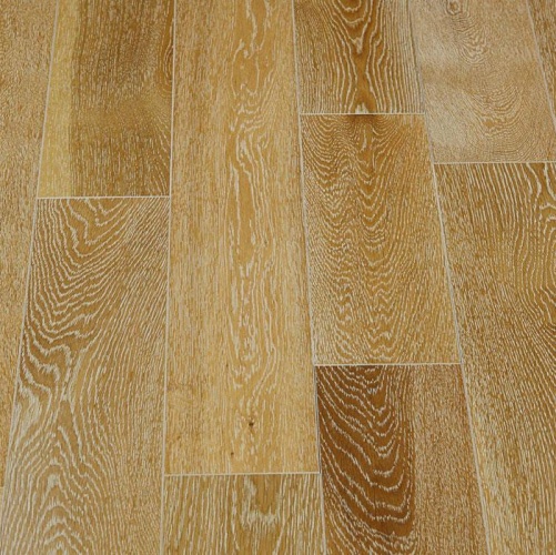 Массивная доска Magestik floor С покрытием Беленый () (400-1800)x150x18мм Дуб с брашью (Текстурированная) 400-1800х150 мм MGK Magestic floor 2600300187 - Вид №4