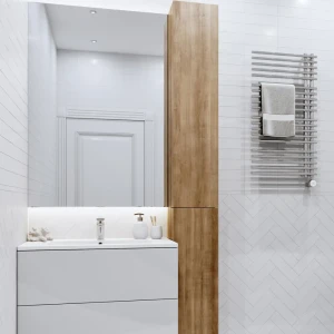 Глазурованный керамогранит Belani Матео 7.5x25 см 0.79 м² цвет белый 81990408 STLM-2121848