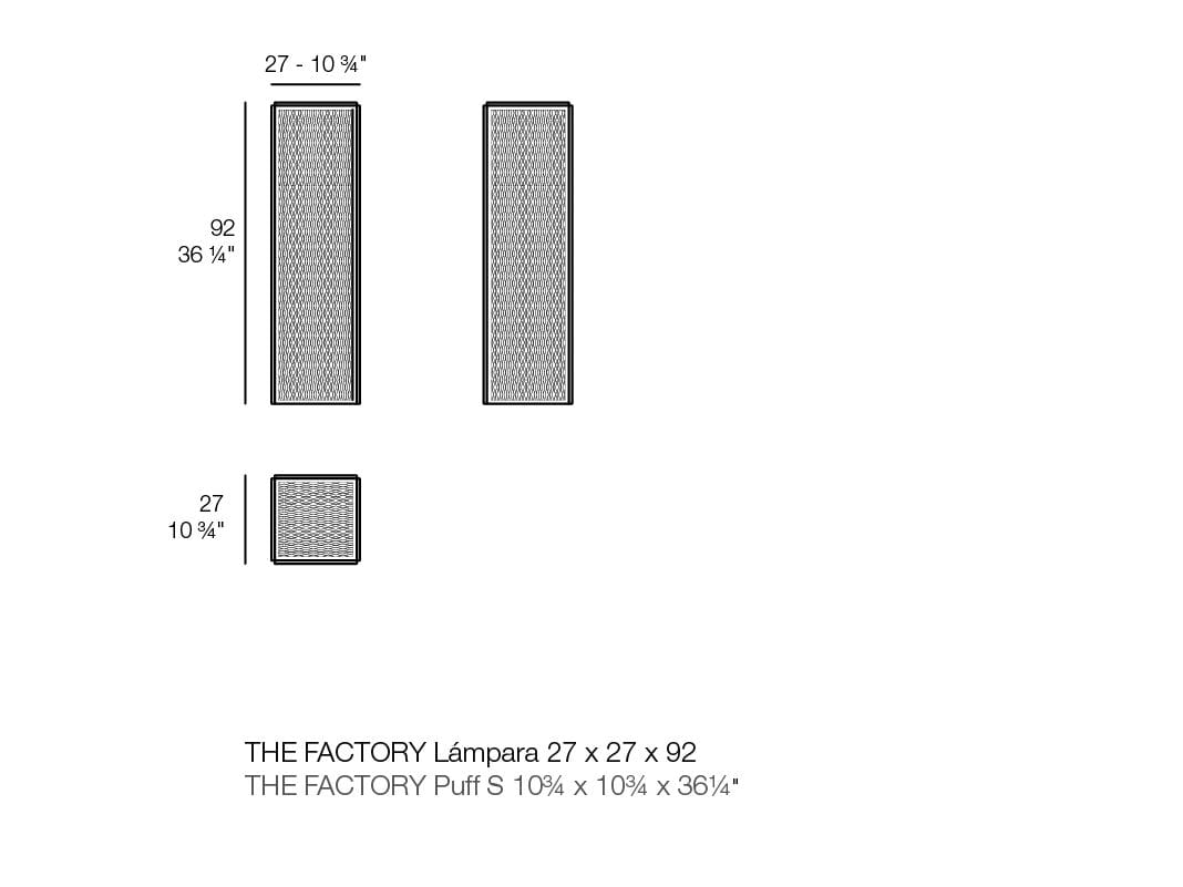 Алюминиевая напольная лампа Vondom The factory ARCH-00116018 - Вид №9