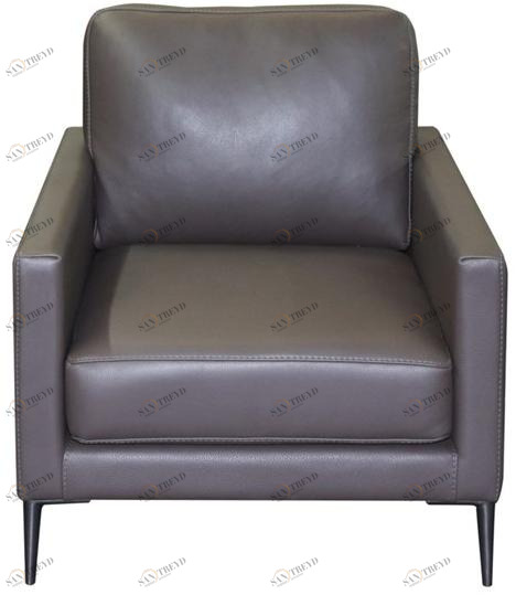Duvivier Canapés Съемное кожаное кресло с подлокотниками Chantaco Chanxd11