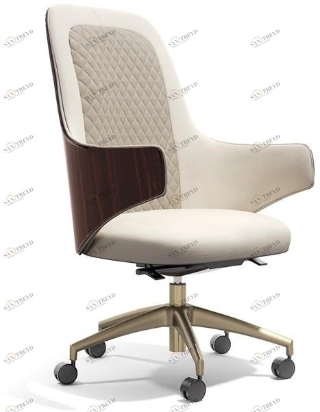 Capital Collection Поворотное кожаное кресло для руководителей с 5 спицами Diva sun-id-1376120