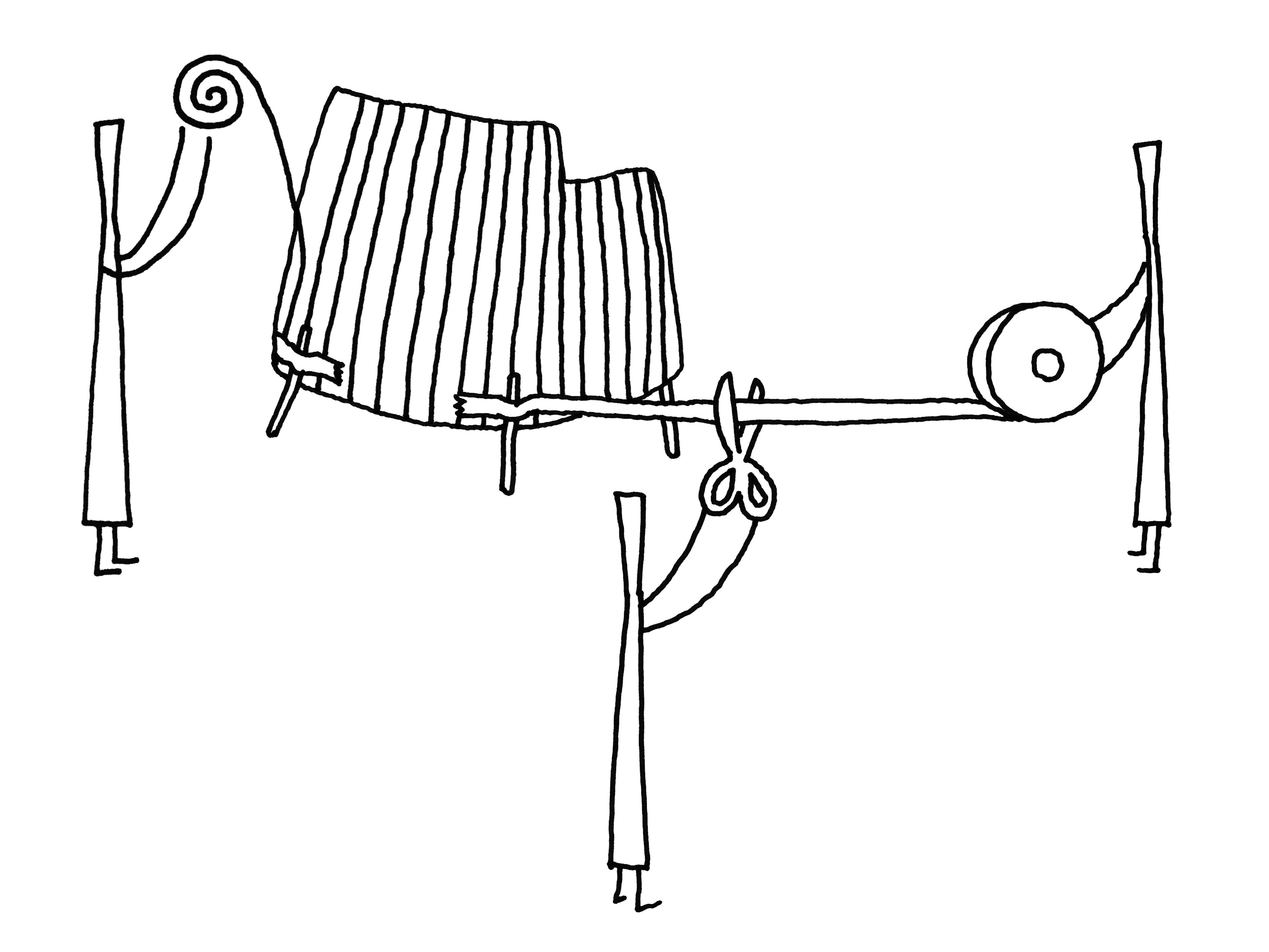 Ткань мягкий открытый стул с подлокотниками Minotti Tape Cord Outdoor ARCH-00022787 - Вид №2