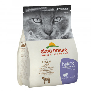 ПР0059759 Корм для кошек Holistic-Digestivehelp профилактика заболеваний ЖКТ, ягненок сух. 2кг Almo Nature