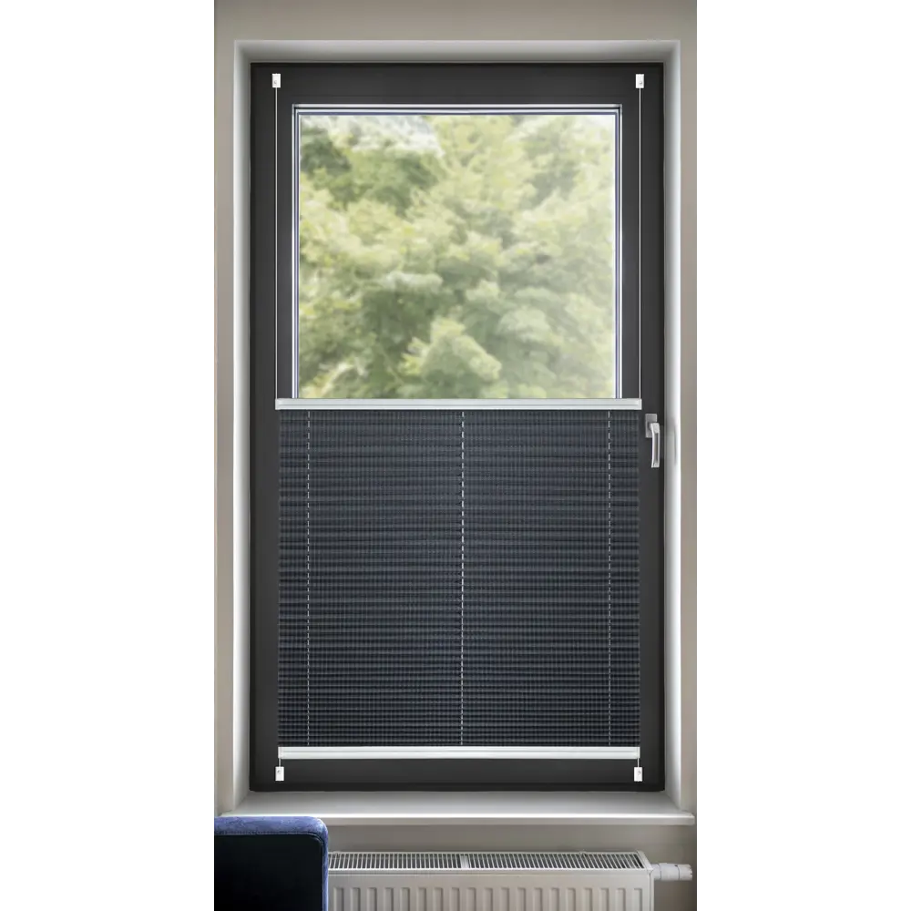 Штора плиссе 65x170 см жаккард графитовая 89411371 STLM-2107419 Santreyd  - Вид №4