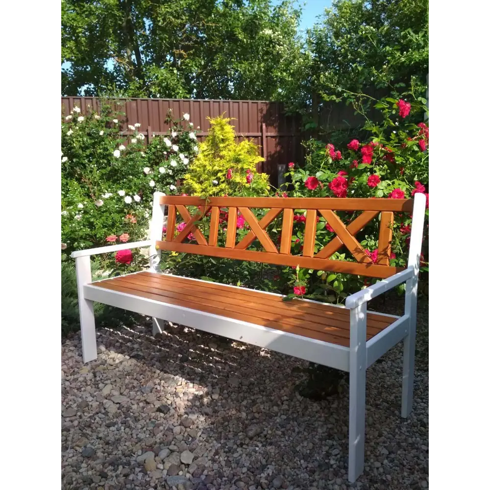 Скамья Valetta 159x64x90 см дерево цвет разноцветный Santreyd STLM-2179004