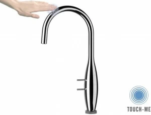 Remer Rubinetterie Смеситель для кухни на одно отверстие с поворотным изливом Touch-me Bkt 72