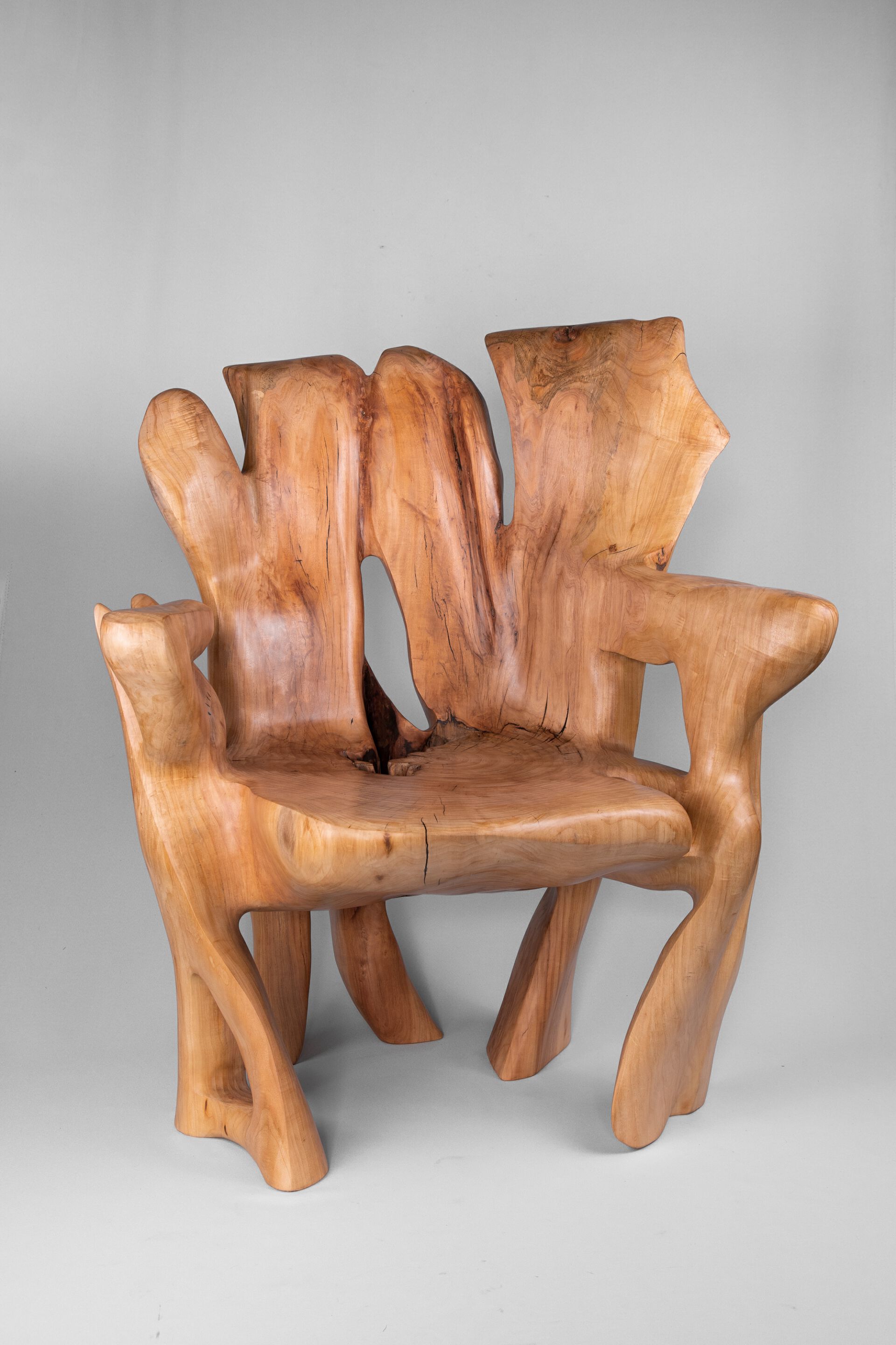 Деревянное кресло с подлокотниками Logniture Veles ARCH-00038632 - Вид №2