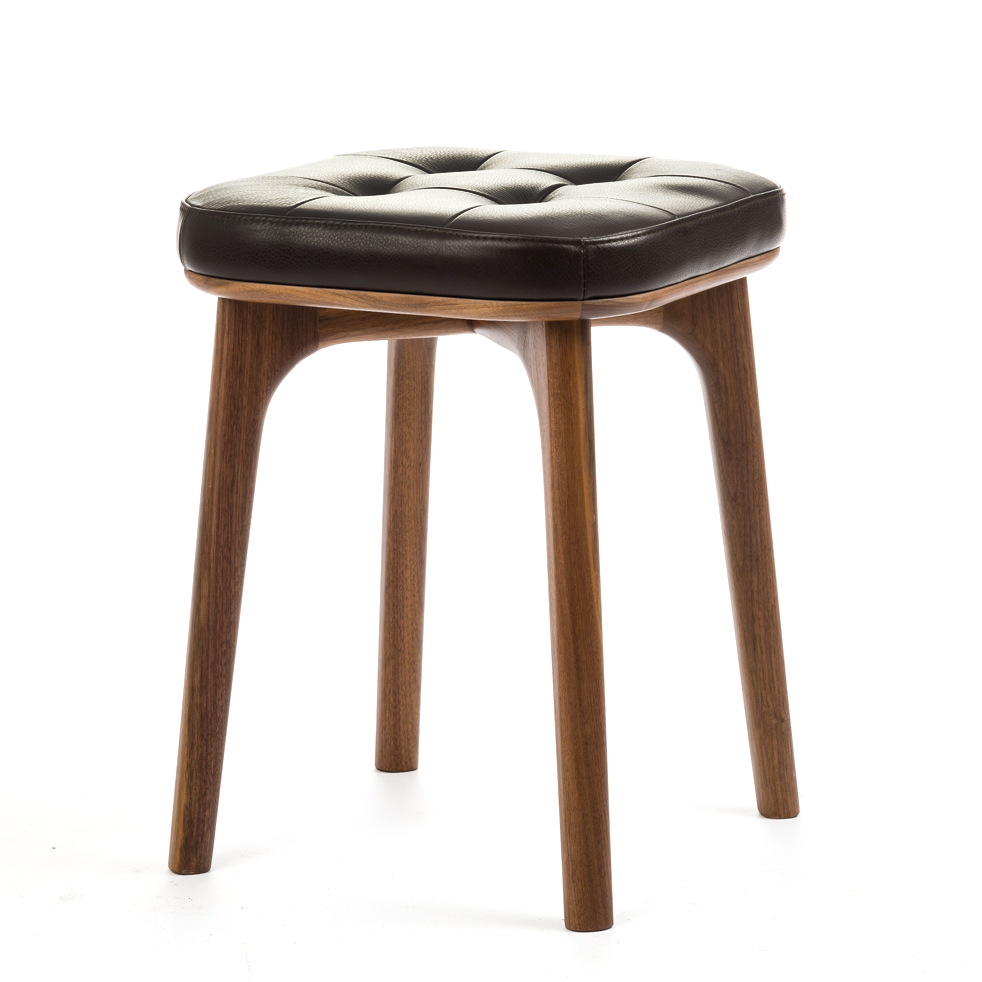 2000000046655 Табурет Utility высота 46 массив ореха LAZY LIFE PARIS 