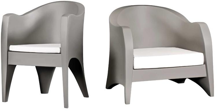 GANSK Садовое кресло из стекловолокна с подлокотниками Ocean G3203 - Вид №2