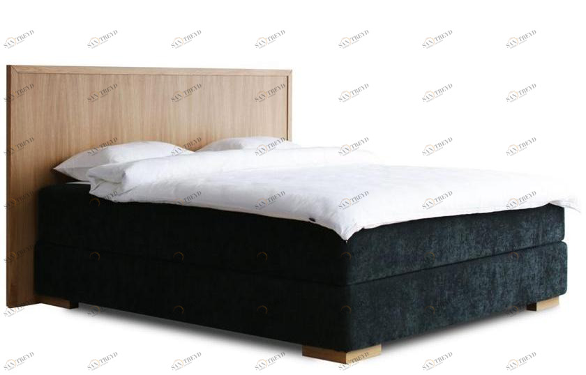 Heavens Кровать двуспальная из дерева и ткани sun-id-1370386