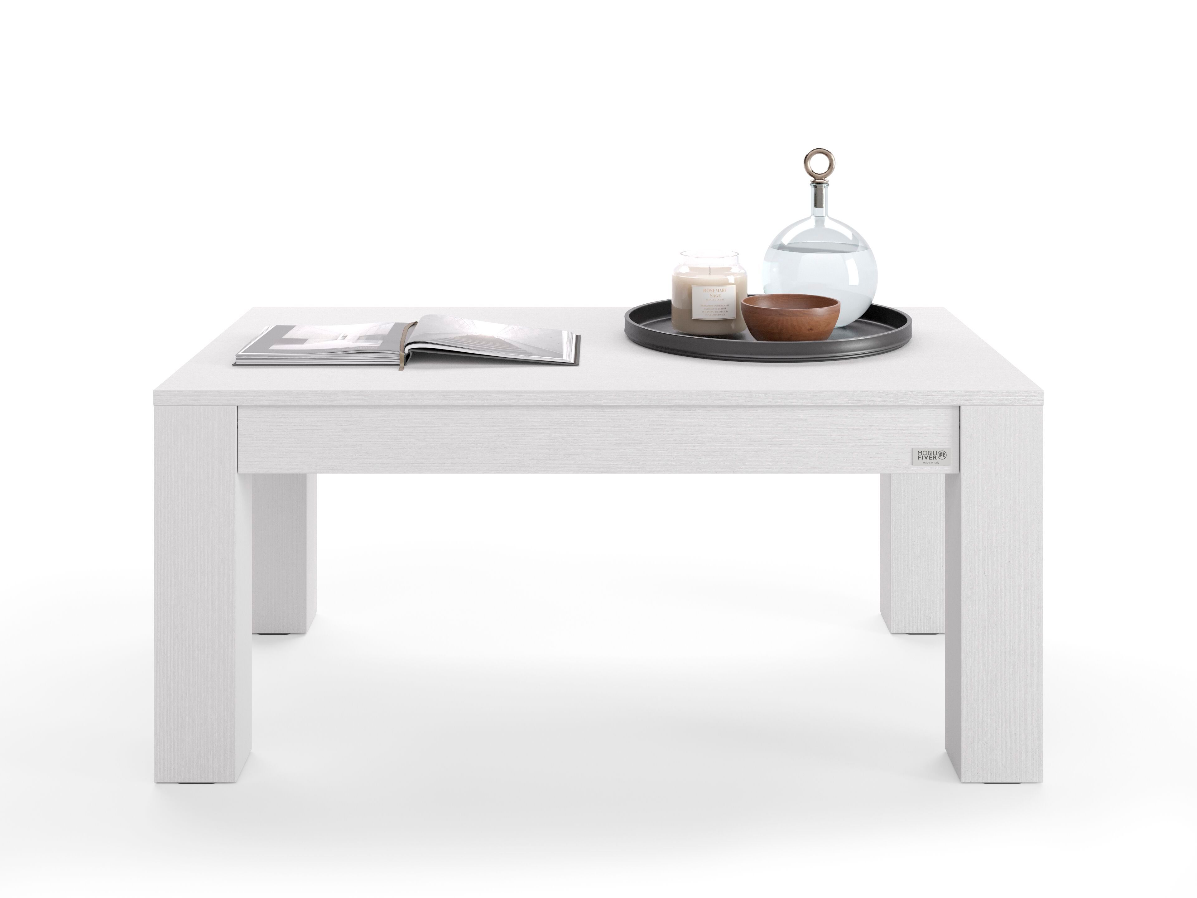 Прямоугольный журнальный столик из белого ясеня для гостиной Mobili Fiver Rachele ARCH-00071666 - Вид №2