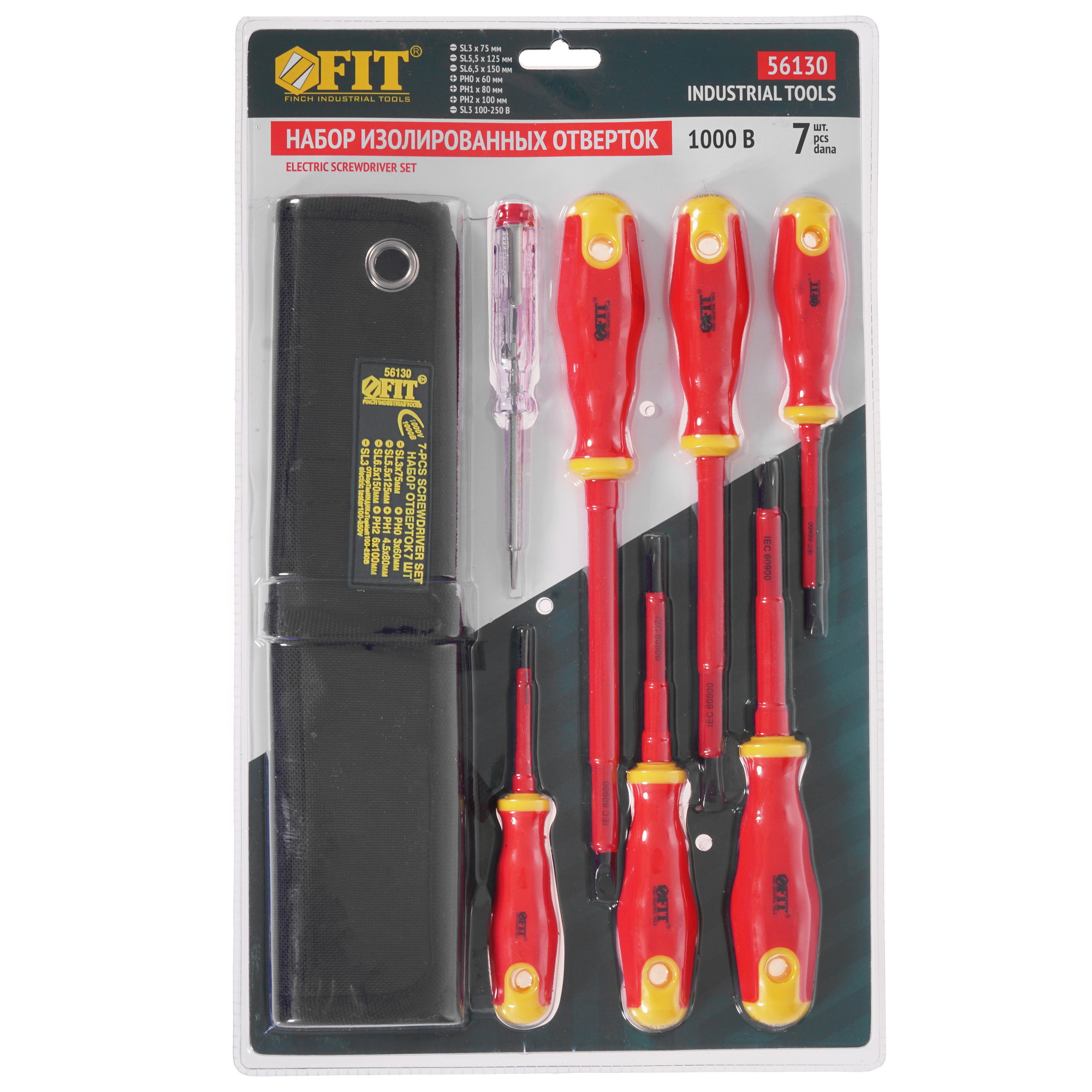 Набор отверток FIT IT 56130 5312586 STDN-0064866
