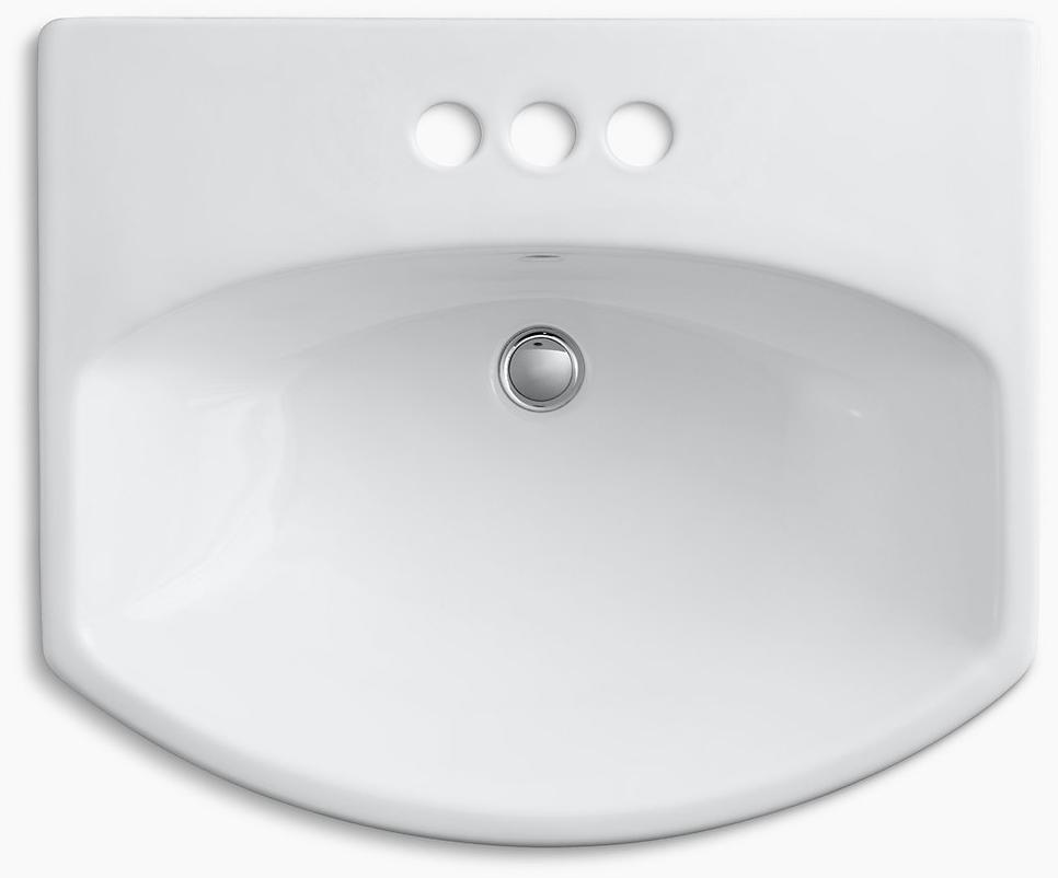 K-2362-4-0 Напольная раковина стоящая прямоугольная Kohler  - Вид №2