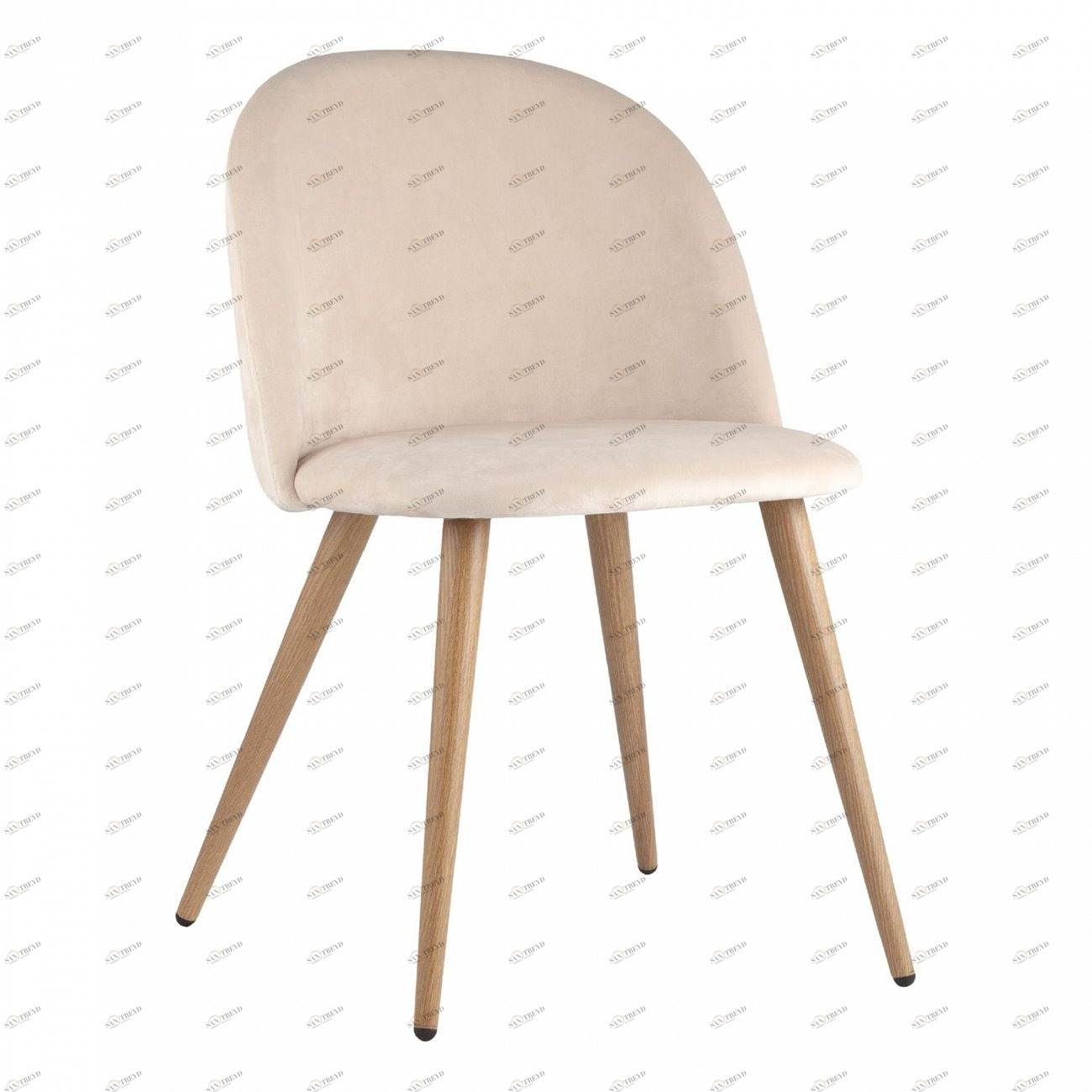 Стул с мягкой обивкой кремовый "Лион" STOOL GROUP ДИЗАЙНЕРСКИЕ 00-3881986 Бежевый 