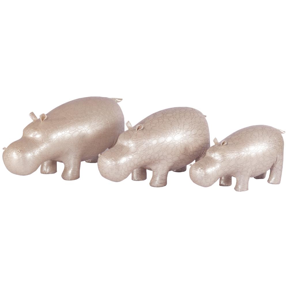 74129 Банкетка Пуф Бегемот малый Жемчуг BOGACHO 4627138152621 - Вид №6